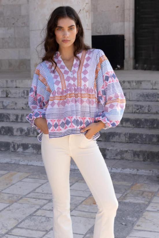  Oliphant 블라우스 올리펀트 만다린 벌룬  카사블랑카 - OTHER BRANDS