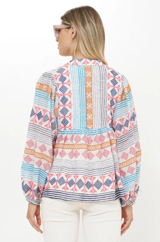  Oliphant 블라우스 올리펀트 만다린 벌룬  카사블랑카 - OTHER BRANDS