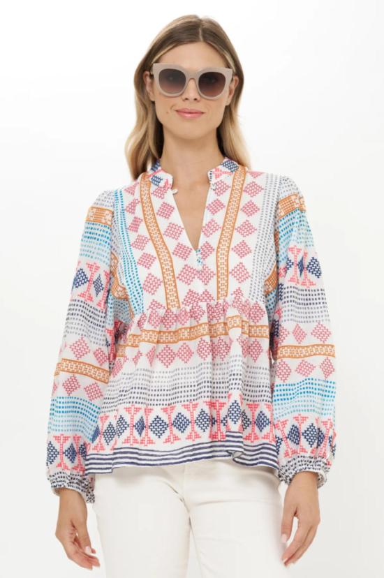  Oliphant 블라우스 올리펀트 만다린 벌룬  카사블랑카 - OTHER BRANDS