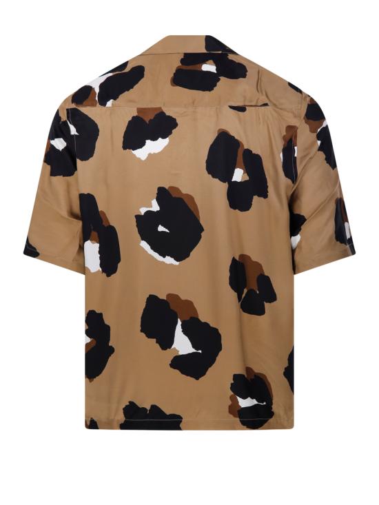 25SS 오피신 제네랄 반팔 셔츠 S25MSHI007 TOFEE BLAK BRW WHIT - OFFICINE GENERALE