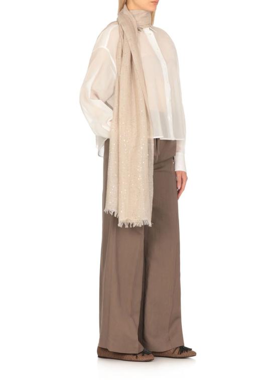 25SS 브루넬로 쿠치넬리 머플러/스카프 MSCDVSW03C9731 Beige - BRUNELLO CUCINELLI