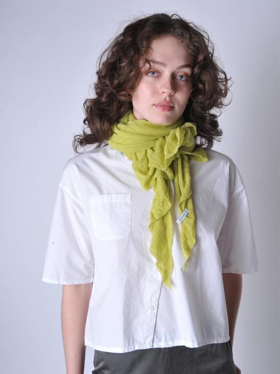  보또 쥐세페 머플러/스카프 보토 주세페 클래식 니트 다이아몬드 캐시미어 스카프 샤르트르즈