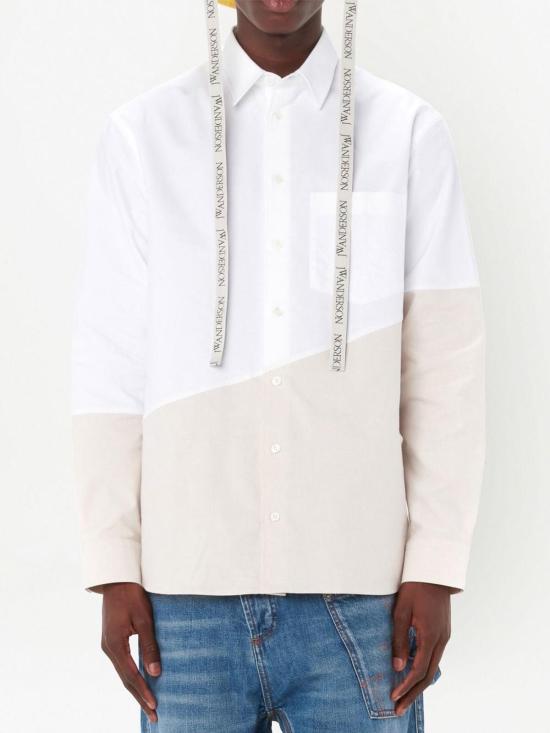 JW앤더슨 긴팔 셔츠 SH0223PG1140045 White - JW ANDERSON