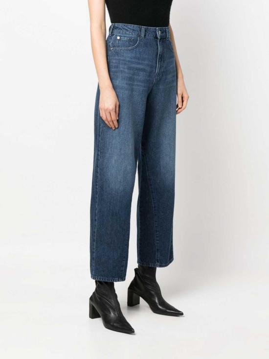  엠포리오 아르마니 스트레이트 팬츠 6R2J312DACZ0941 Blue - EMPORIO ARMANI