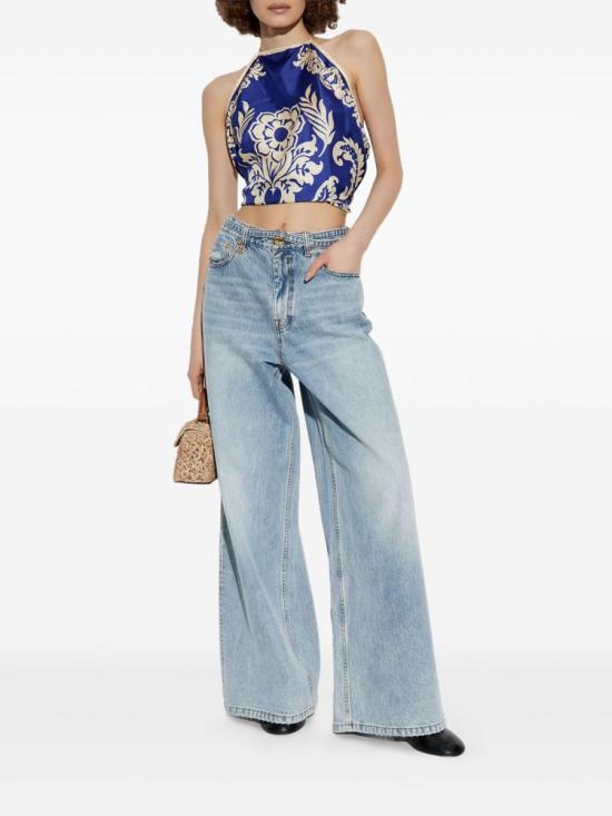 25SS 에트로 긴팔 티셔츠 WAXA0012AK883X0883 BLUE - ETRO