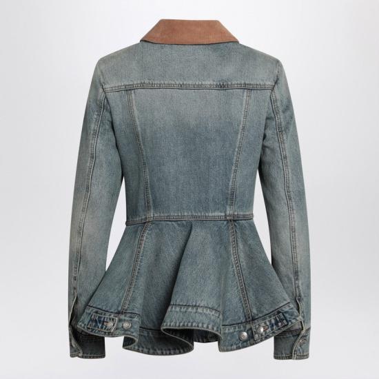 25SS 알렉산더 맥퀸 자켓 813538QMACV XI ALEXQ 4315 102 blue - ALEXANDER MCQUEEN