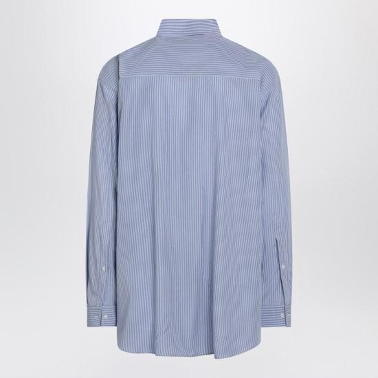 24FW 발렌시아가 긴팔 셔츠 809007TRLE9 XH BALEN 4640 323 blue - BALENCIAGA