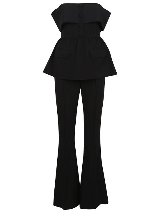 25SS 셀프 포트레이트 점프수트 RS25 091JSB BLACK