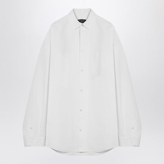 24FW 발렌시아가 셔츠 794462TQM30 XH BALEN 9140 323 white