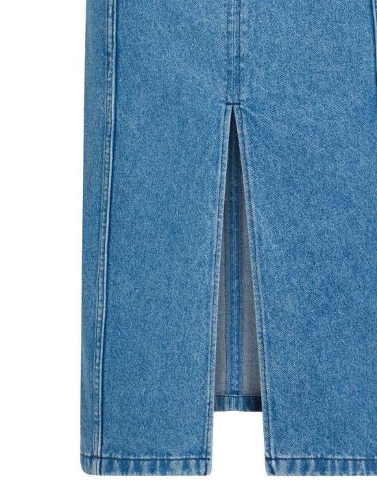 25SS 파투 미디 스커트 SK0770216 640B HERITAGE BLUE WASH - PATOU