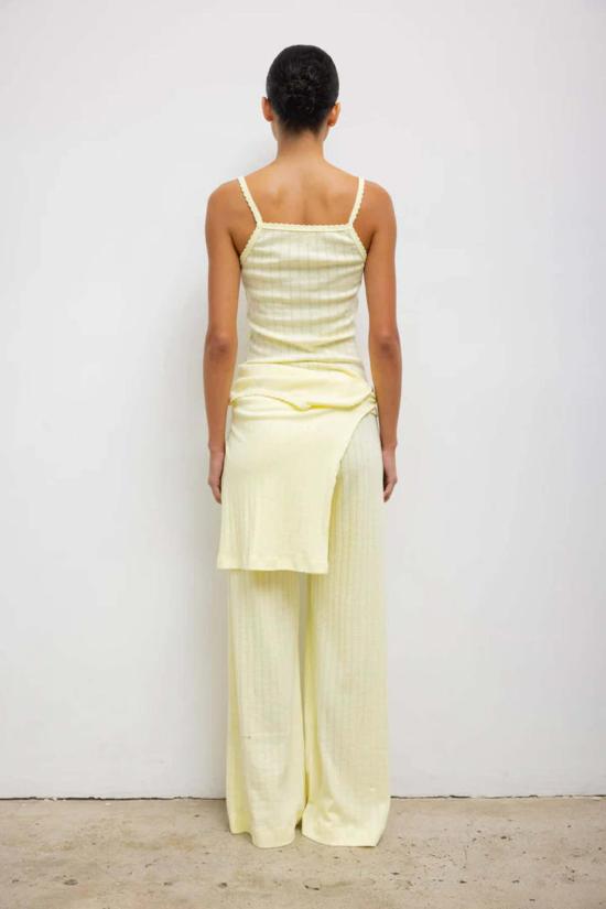  리셋 반팔 티셔츠 레셋 포인텔 클래식 탱크탑 카나리아 - LESET