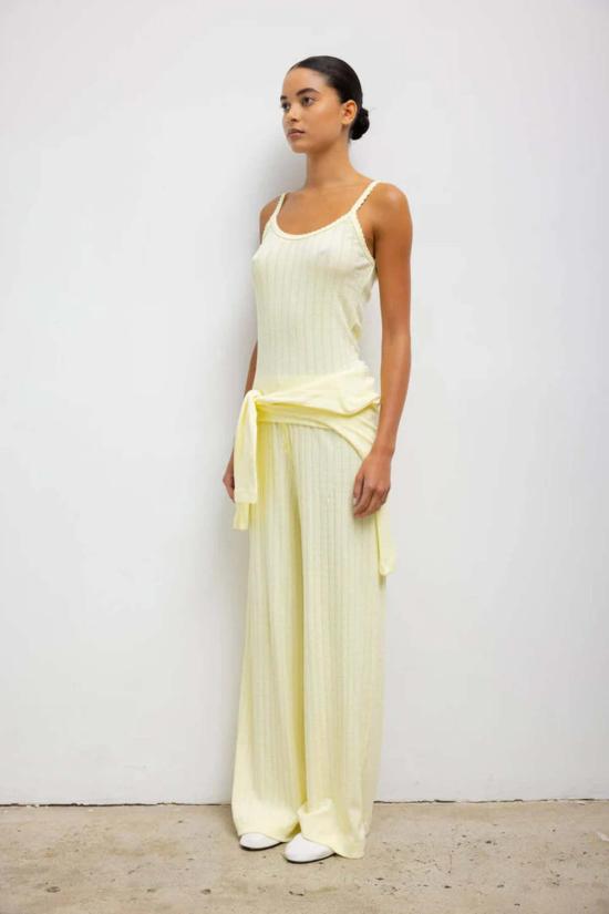  리셋 반팔 티셔츠 레셋 포인텔 클래식 탱크탑 카나리아 - LESET