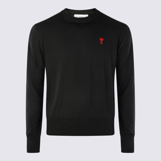 25SS 아미 ADC 자수 크루넥 스웨터 BFHKS111KN0025001 DOM - AMI