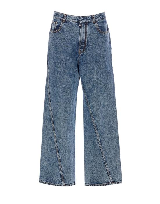 25SS 알라이아 데님 팬츠 AA9P1161T535A 524 BLUE