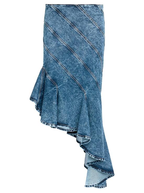 25SS 알라이아 숏 스커트 AA9J2283T535A 524 BLUE