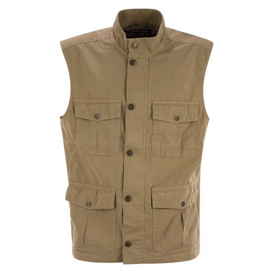 25SS 바버 민소매 티셔츠 MGI0284 BEIGE