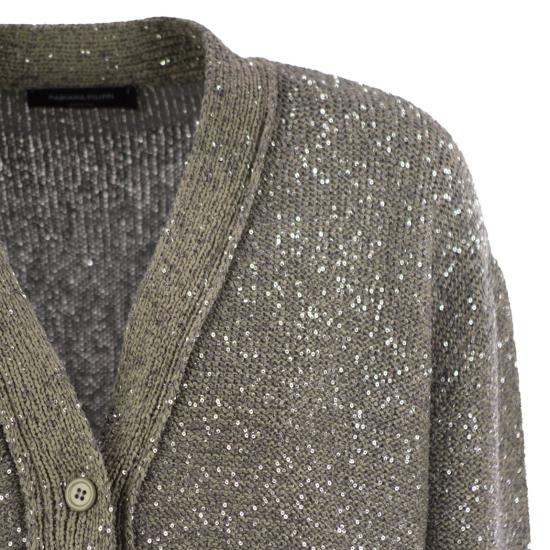 25SS 파비아나 필리피 가디건 MAD275F555 GREY - FABIANA FILIPPI