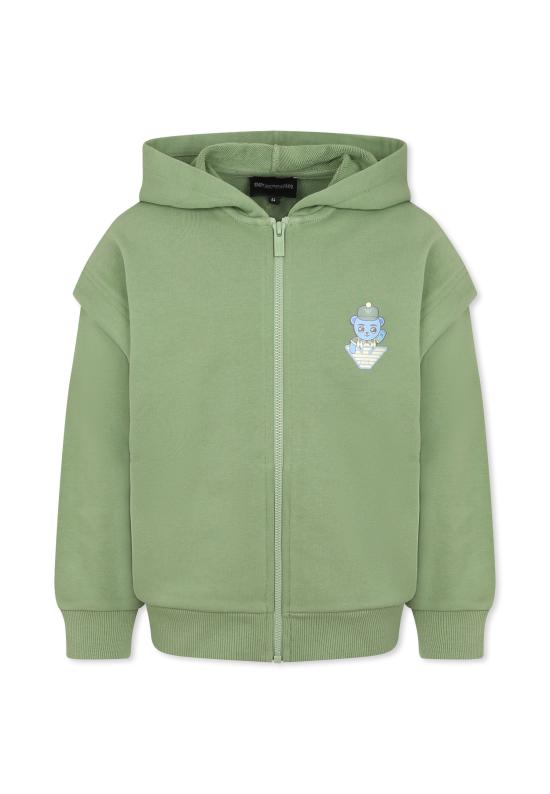 25SS [주니어] 엠포리오 아르마니 트레이닝 상의 EB000271 AF13552 U7201 GREEN