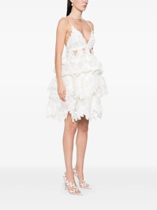 25SS 짐머만 숏 원피스 2387DR251 IVORY IVO - ZIMMERMANN