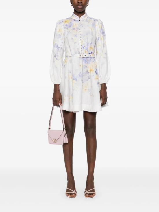 25SS 짐머만 숏 원피스 9142DR251 LILAC FLORAL LIF - ZIMMERMANN