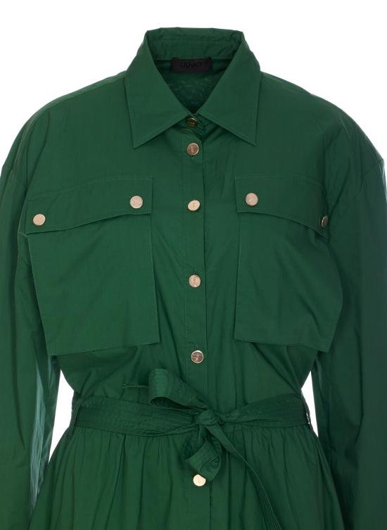 25SS 리우조 롱 원피스 CA5293TS246 X0665 Green - LIU JO