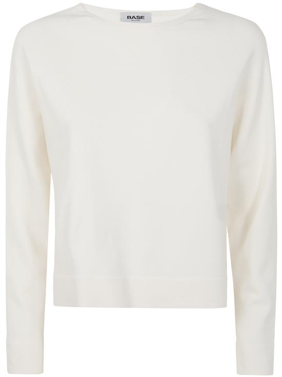 25SS 베이스 스웨터 B1573 694 002 MILK