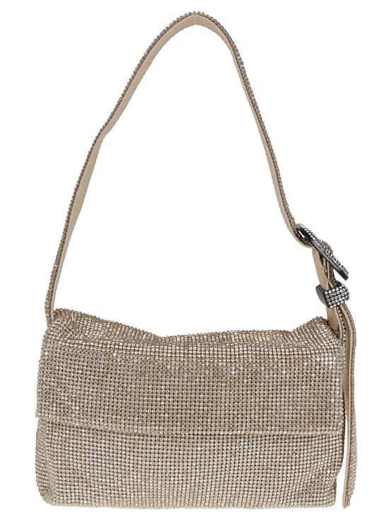 25SS 베네데따부르치케스 숄더백 SS25012060 RHINESTONE MESH PINK PURPLE