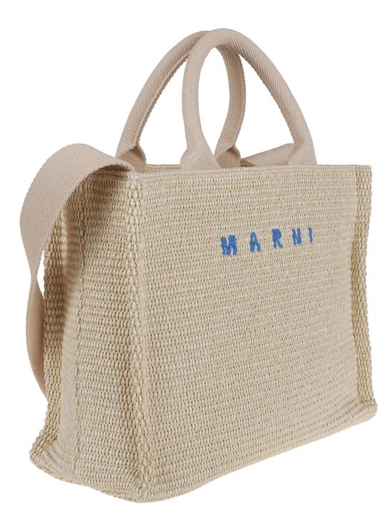 25SS 마르니 토트백 SHMP0077U0 P3860 00W11 SILK WHITE - MARNI