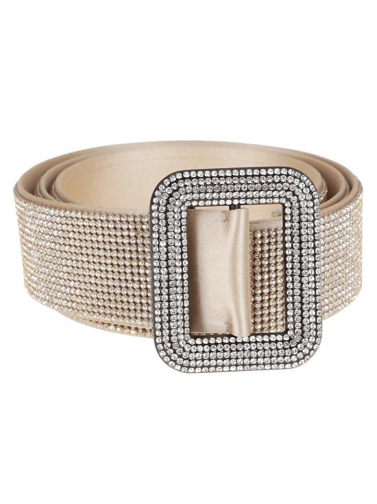 25SS 베네데따부르치케스 벨트 SS25018060 RHINESTONE MESH PINK PURPLE