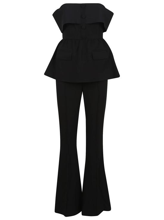 25SS 셀프 포트레이트 점프수트 RS25 091JSB BLACK