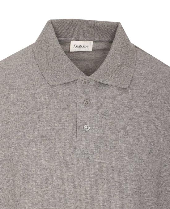 25SS 생로랑 카산드라 피케 폴로 셔츠 798944Y37HC1403 DOM - SAINT LAURENT