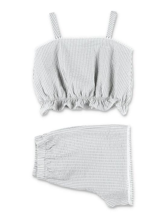 25SS [키즈] 일 구포 캐주얼 세트 DP546C1080 014 Beige