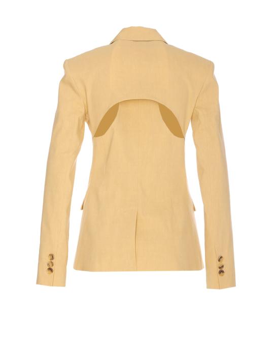 25SS 핑코 수트 자켓 104818 A0IMC23 Yellow - PINKO