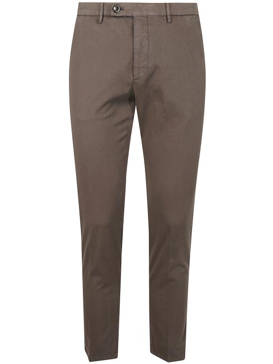 25SS 마이클 콜 스트레이트 팬츠 MCBRAOMS2024S25 DARK BROWN