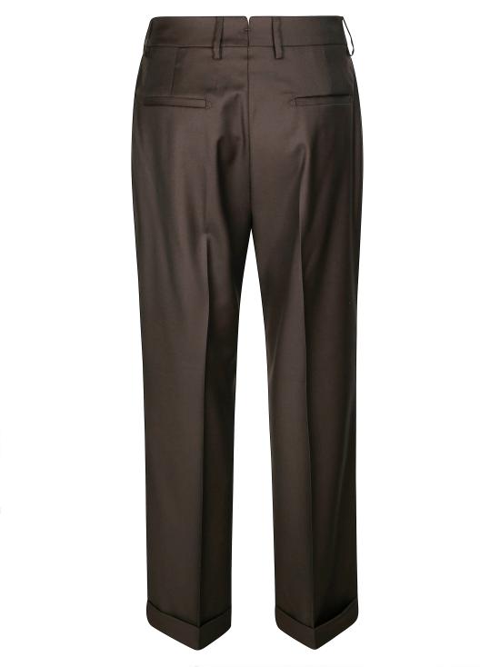 25SS 베르위치 스트레이트 팬츠 SIMONAVB188D DARK BROWN MARRONE - BERWICH