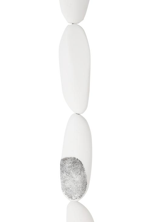 25SS 마리아 칼데라라 목걸이/팬던트 2T115Q WHITE FRINGERPRINT - MARIA CALDERARA