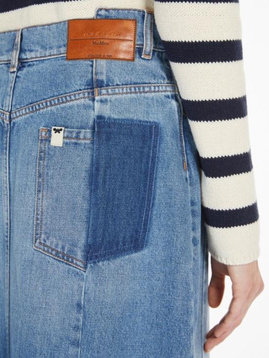 25SS 위켄드막스마라 미디 스커트 2515101061600006 NAVY - WEEKEND MAX MARA