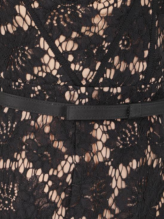 25SS 셀프 포트레이트 미디 원피스 SS25 046MA BLACK - SELF PORTRAIT