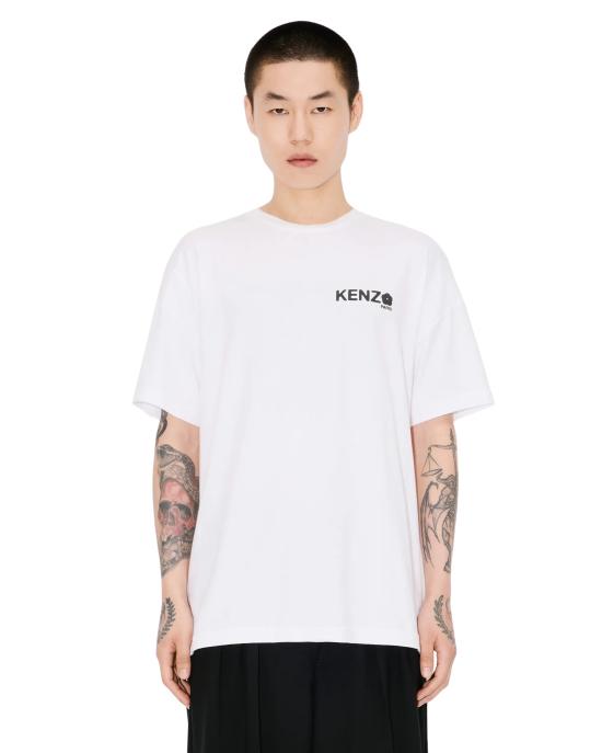 25SS 겐조 반팔 티셔츠 FF55TS4894SG 1 WHITE - KENZO