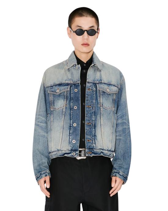 25SS 겐조 데님 자켓 FF55DV3026I7 DS MEDIUM STONE BLUE DENIM - KENZO