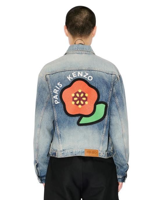 25SS 겐조 데님 자켓 FF55DV3026I7 DS MEDIUM STONE BLUE DENIM - KENZO