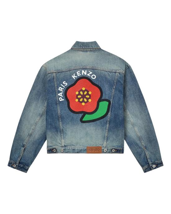 25SS 겐조 데님 자켓 FF55DV3026I7 DS MEDIUM STONE BLUE DENIM - KENZO
