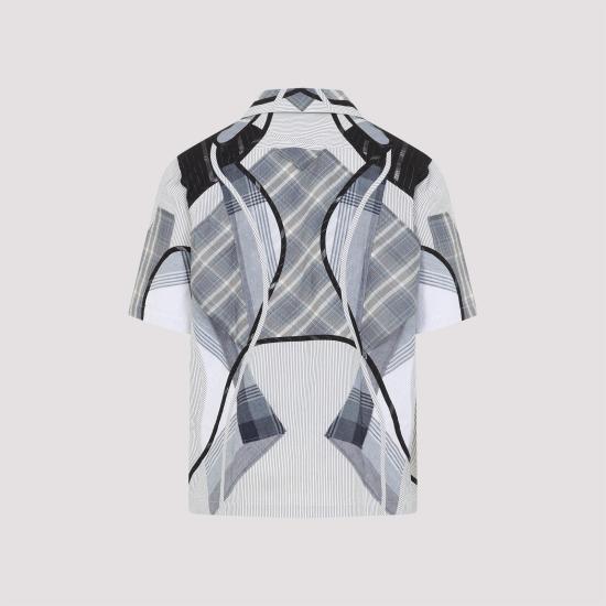 25SS 크레이그 그린 반팔 셔츠 CGSS25CWOSHI57 BLUE MIX - CRAIG GREEN