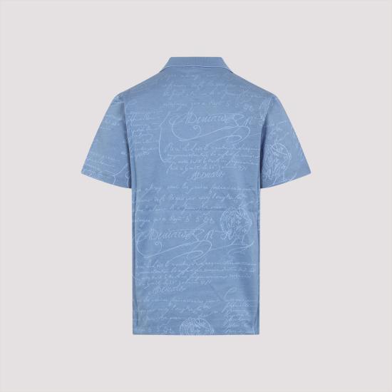 25SS 벨루티 폴로 티셔츠 R28JPS59 001 12N CORNFLOWER BLUE - BERLUTI