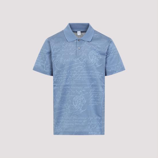 25SS 벨루티 폴로 티셔츠 R28JPS59 001 12N CORNFLOWER BLUE