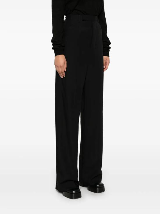 25SS 릭 오웬스 스트레이트 팬츠 RP01E7352 WG 09 BLACK - RICK OWENS