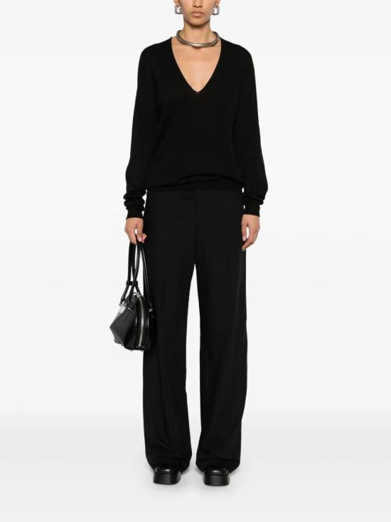 25SS 릭 오웬스 스트레이트 팬츠 RP01E7352 WG 09 BLACK - RICK OWENS