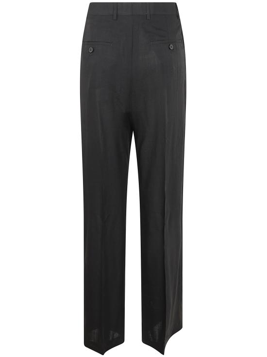 25SS 릭 오웬스 스트레이트 팬츠 RP01E7352 WG 09 BLACK - RICK OWENS