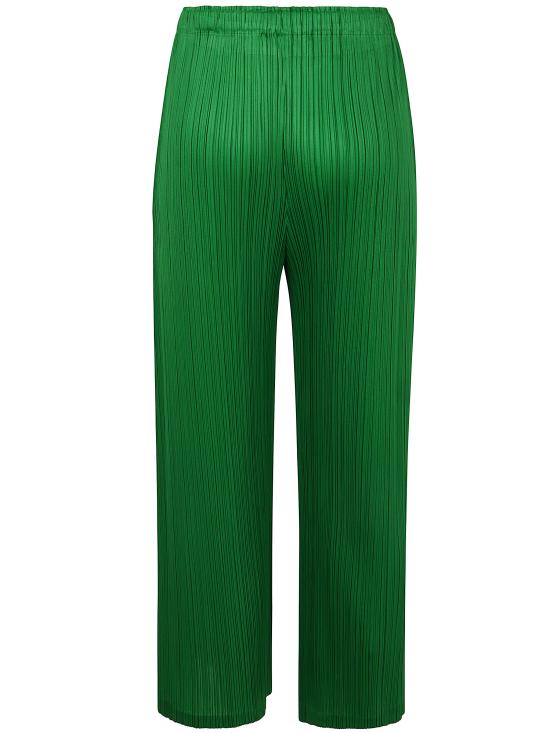 25SS 플리츠플리즈 스트레이트 팬츠 PP56JF125 62 GREEN - PLEATS PLEASE