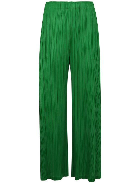 25SS 플리츠플리즈 스트레이트 팬츠 PP56JF125 62 GREEN - PLEATS PLEASE